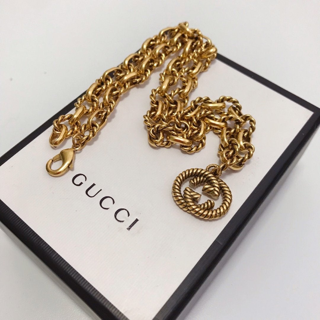 2025 Luxury Chain Double G Pendant Necklace