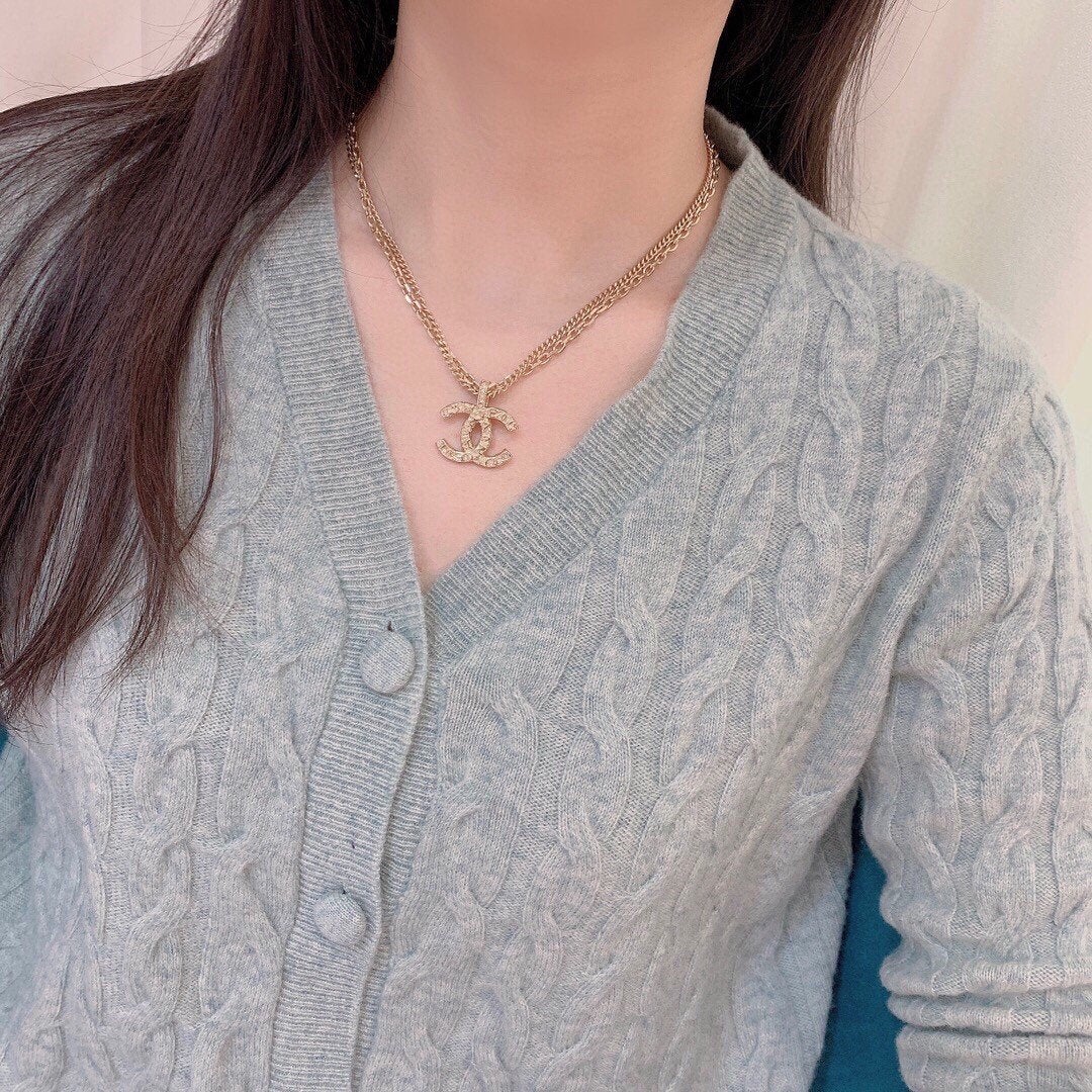 2025 High-end Double-Strand Letter Necklace