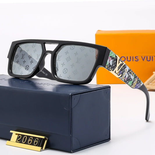 2025 Fashionable double bridge casual sunglasses
