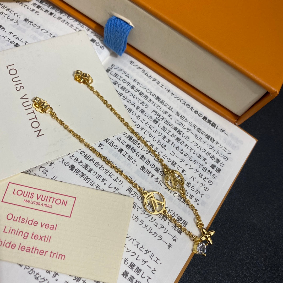 2025 Monogram Chain Earrings