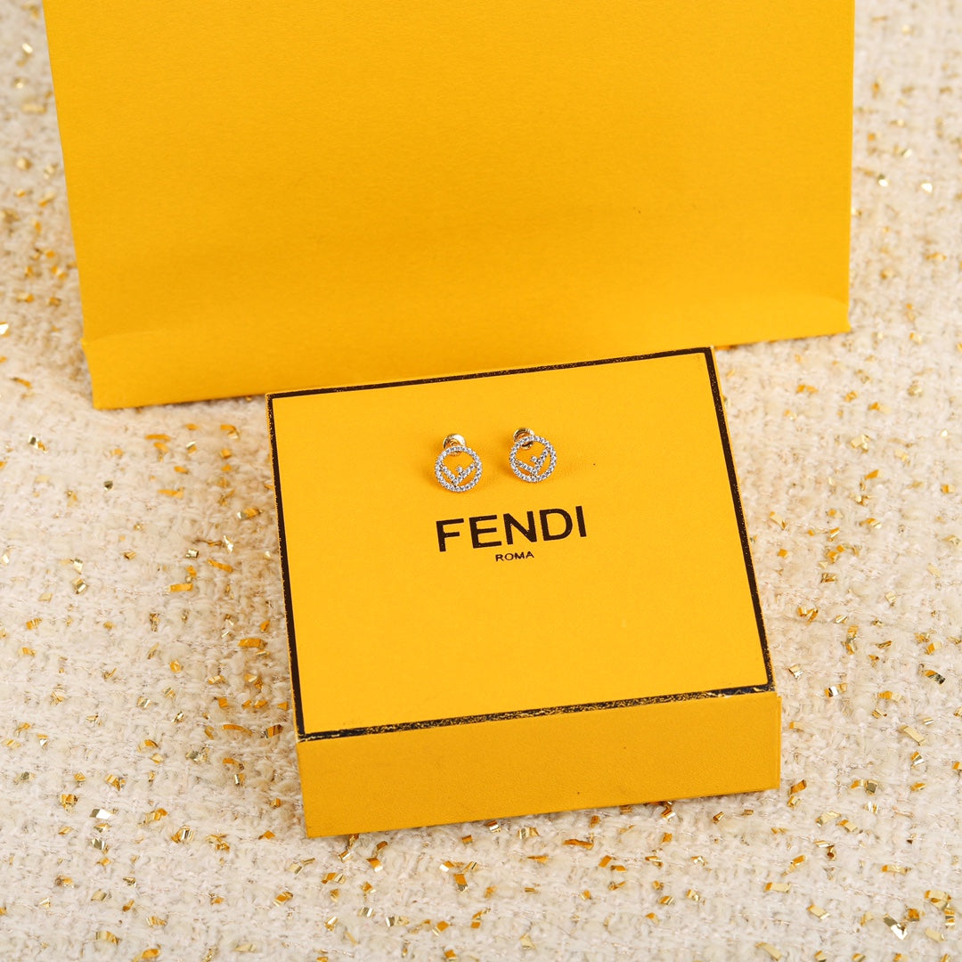 2025 Letter Diamond Earrings