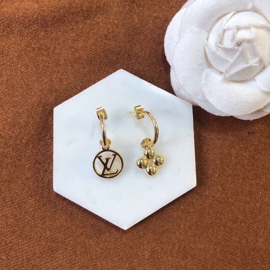 2025 Flower & Logo Earrings