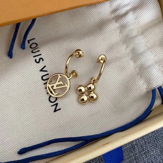 2025 Flower & Logo Earrings