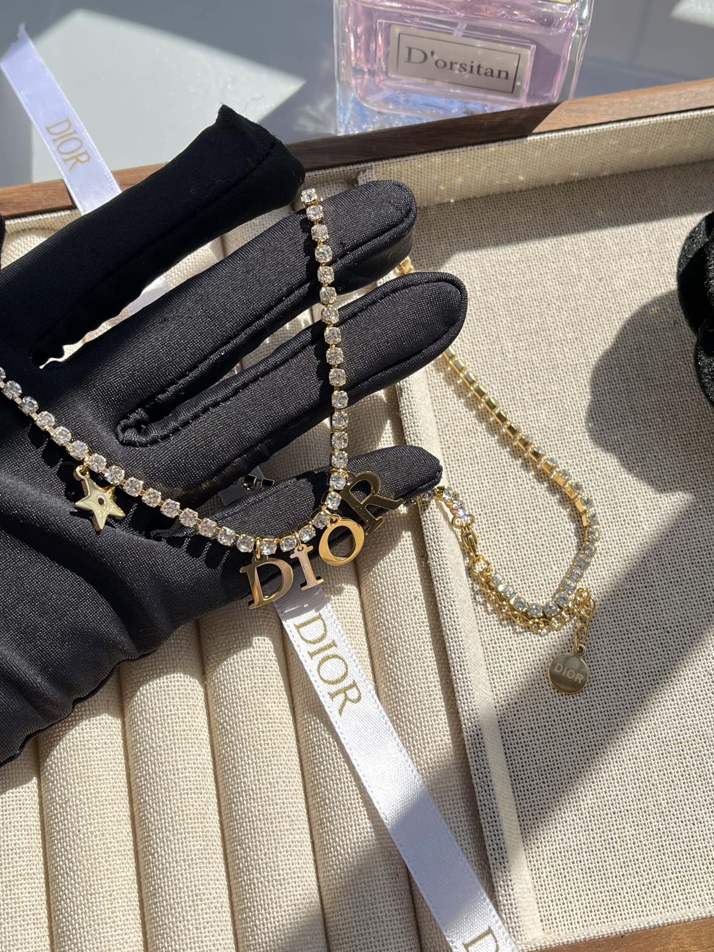 2025 Letters Star Charms Crystals Bracelet & Necklace