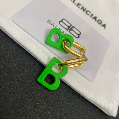 2025 Letter Logo Drop Earrings