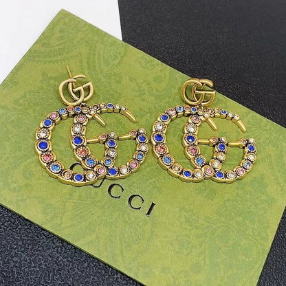 2025 New Style Colorful Crystal Earrings