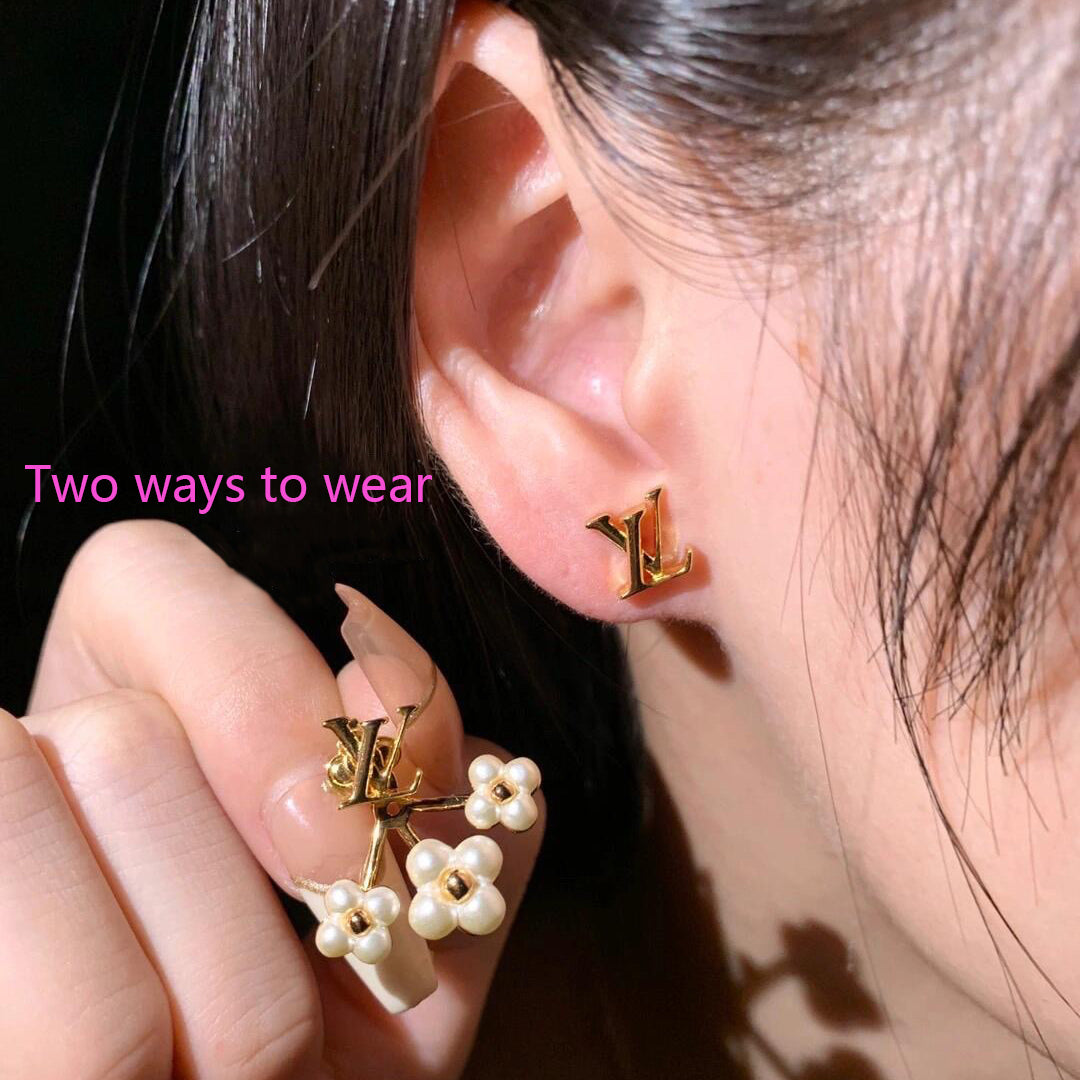 2025 Fashion Pearl Floral Earrings
