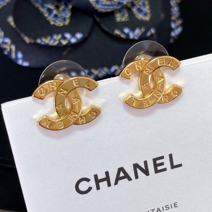 2025 Fashion Letter Double C Earrings