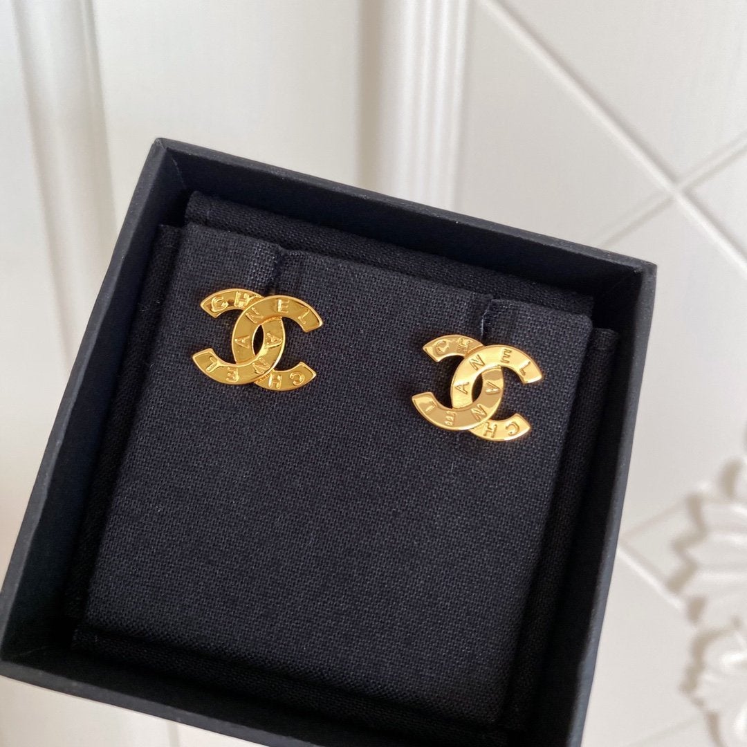 2025 Fashion Letter Double C Earrings