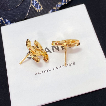 2025 Fashion Letter Double C Earrings