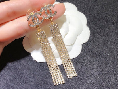 2025 Fashion Crystal Willow Comb Earrings