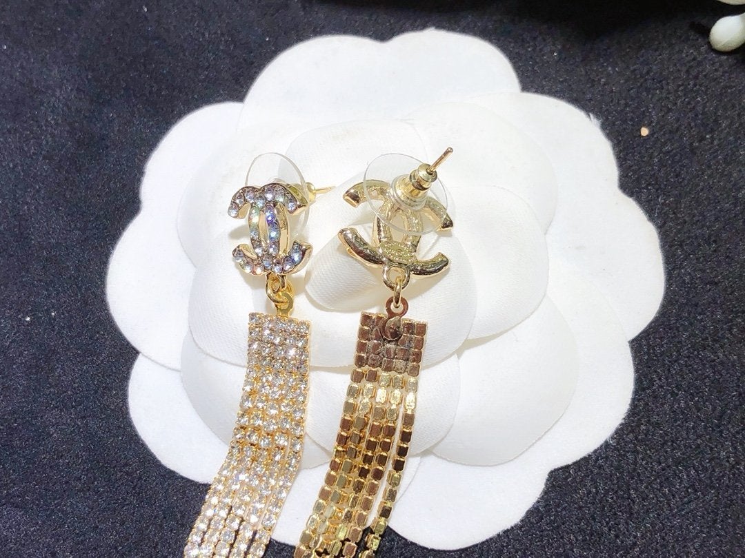 2025 Fashion Crystal Willow Comb Earrings