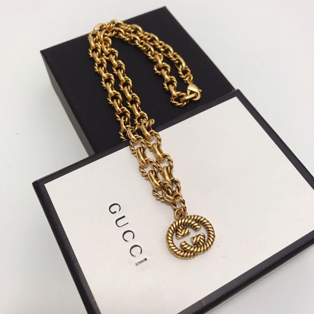 2025 Luxury Chain Double G Pendant Necklace