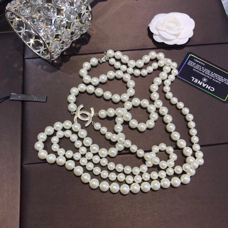 2025 Fashion double-layer pearl necklace