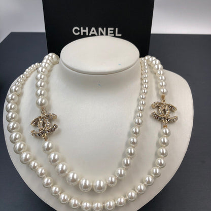 2025 Fashion Rhinestone Pearl Necklace