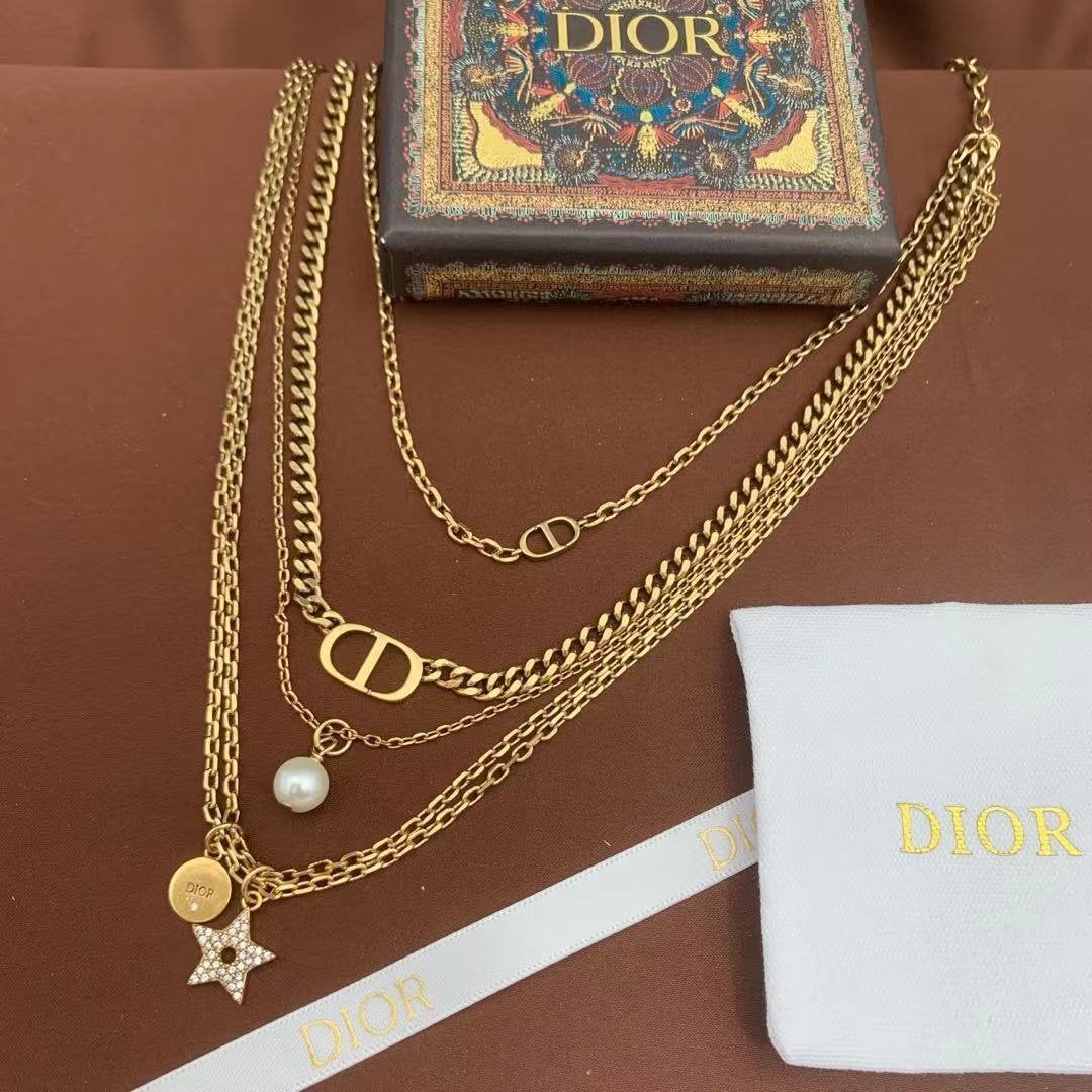 2025 Retro multi-layer all-match necklace