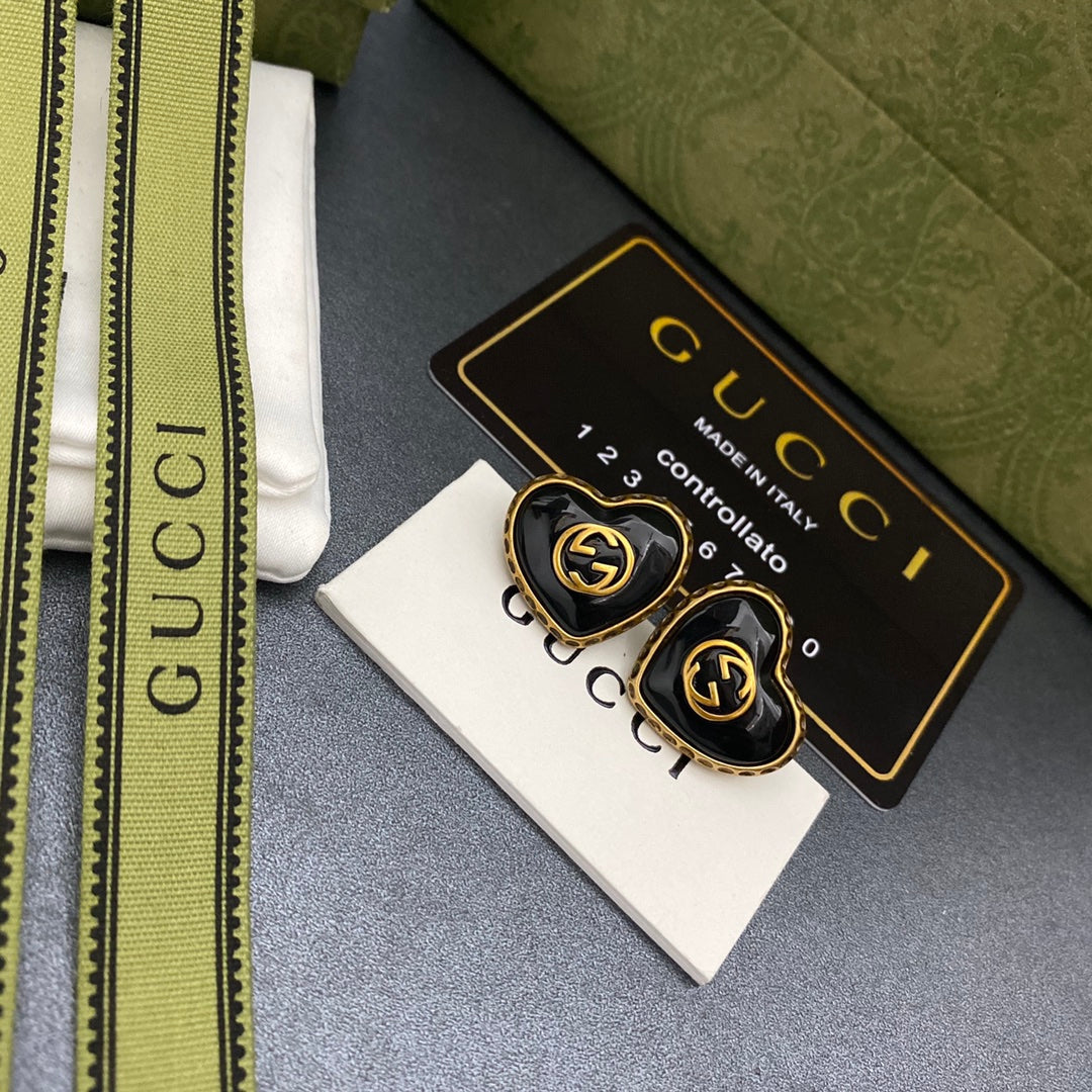 2025 Luxury Love Resin Double Earrings