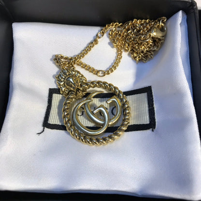 2025 Fashion Hemp Rope Lion Double G Necklace