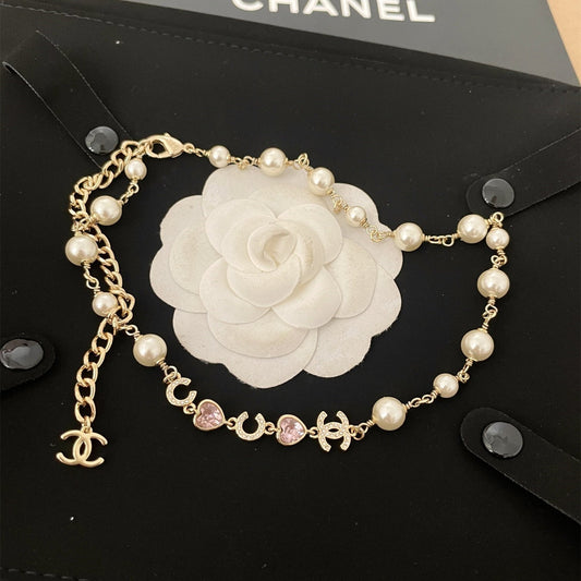 2025 heart-shaped pearl necklace