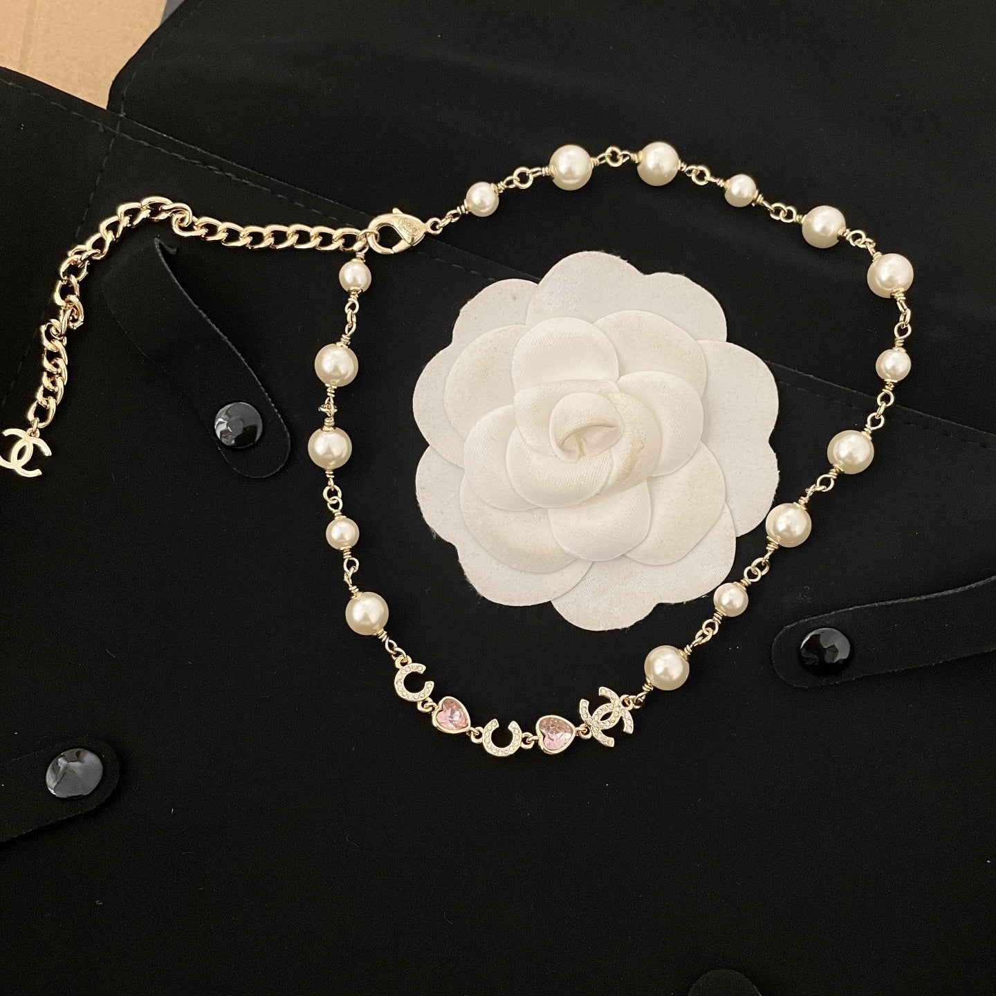 2025 heart-shaped pearl necklace