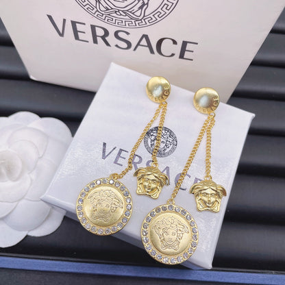 2025 Medusa Chain Drop Earrings