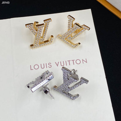 2025 Full Diamond Logo Earrings