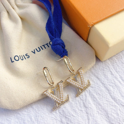 2025 Pearl and Diamond Drop Earrings