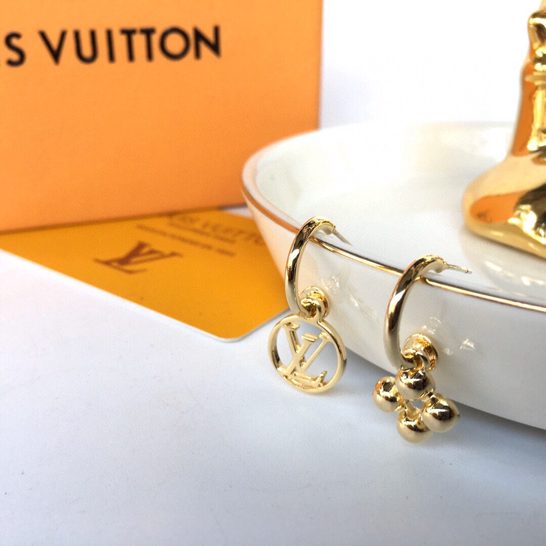 2025 Flower & Logo Earrings