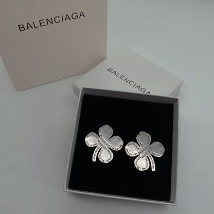 2025 Four-leaf Clover Letter Earrings