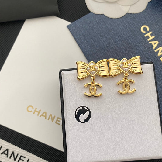 2025 Gentle Bow Logo Earrings