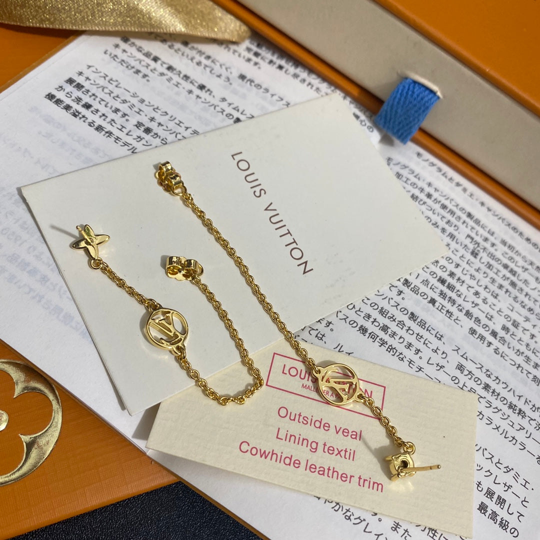 2025 Monogram Chain Earrings