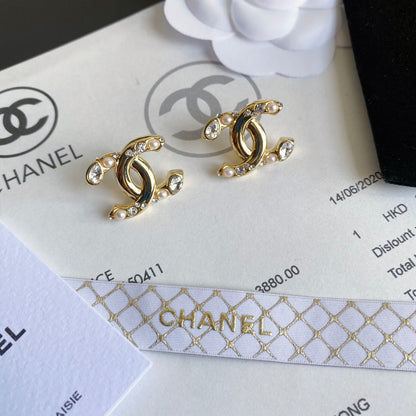 2025 Fashion Diamond Pearl Earrings