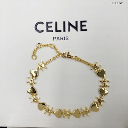 2025 Heart Shape Bracelet Earrings Set