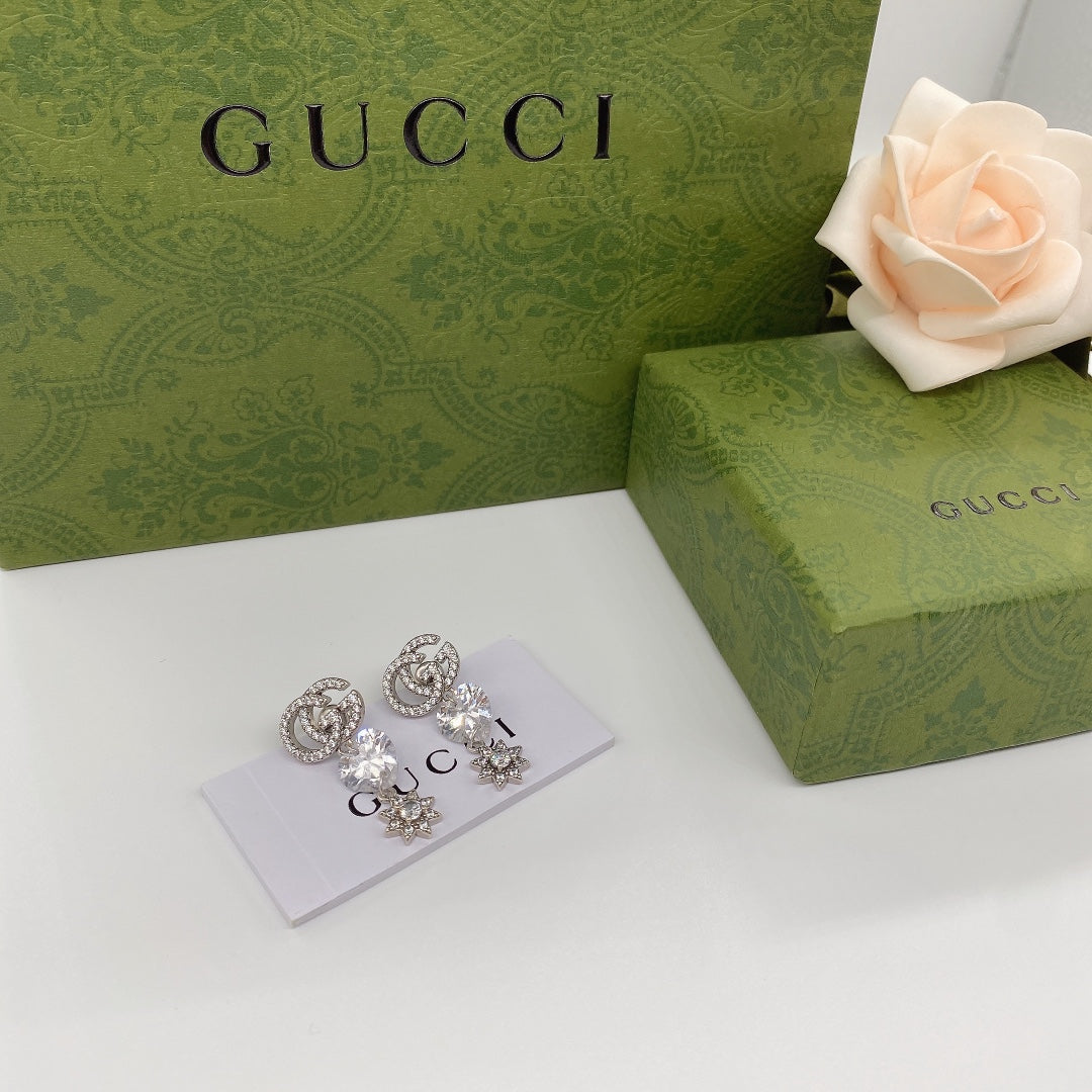 2025 Flower and Double earrings