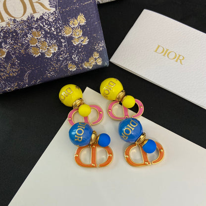 2025 Fashion Glaze CD Drop Earrings