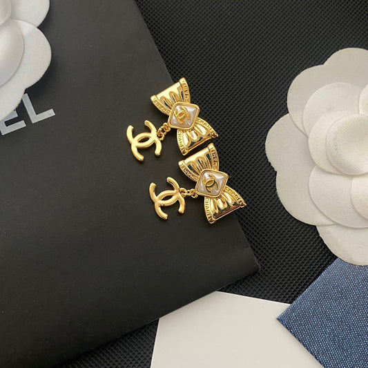 2025 Gentle Bow Logo Earrings