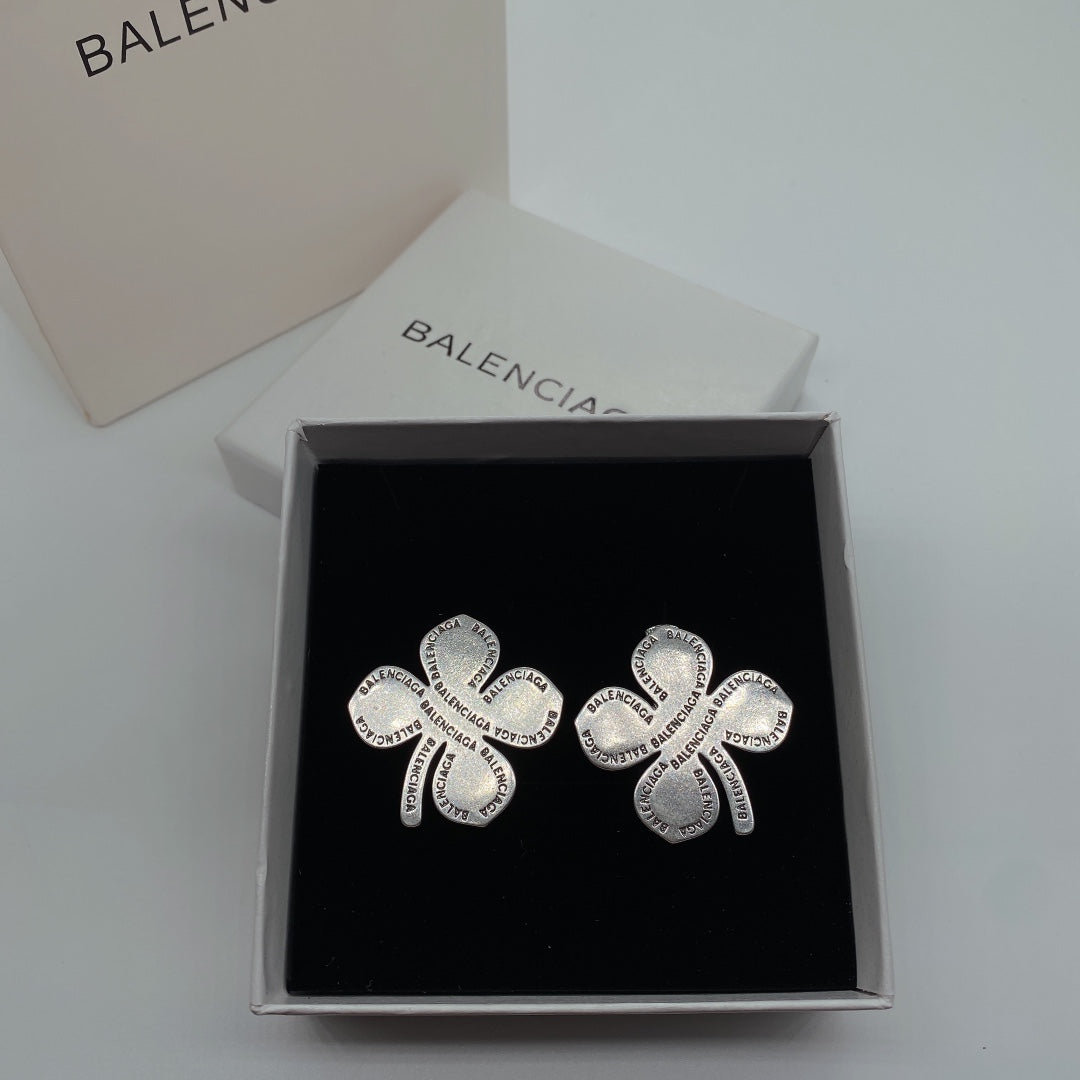 2025 Four-leaf Clover Letter Earrings