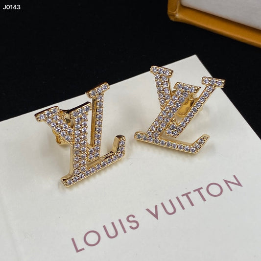 2025 Full Diamond Logo Earrings