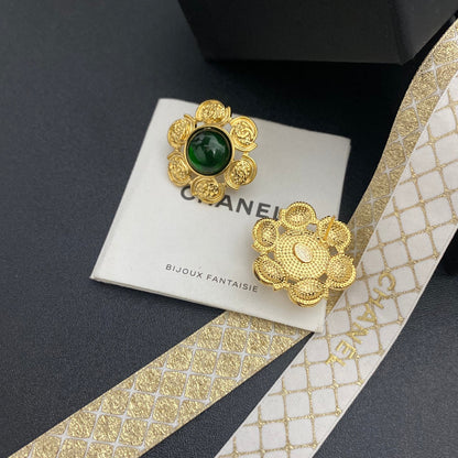 2025 New Emerald Stud Earrings