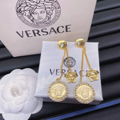 2025 Medusa Chain Drop Earrings