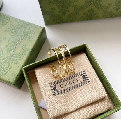 2025 Hollow round earrings