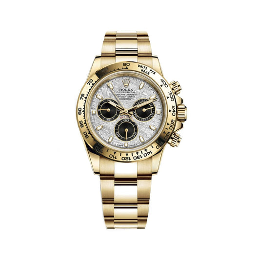 2025 Watch Daytona 116508 Yellow Gold Meteorite Dial