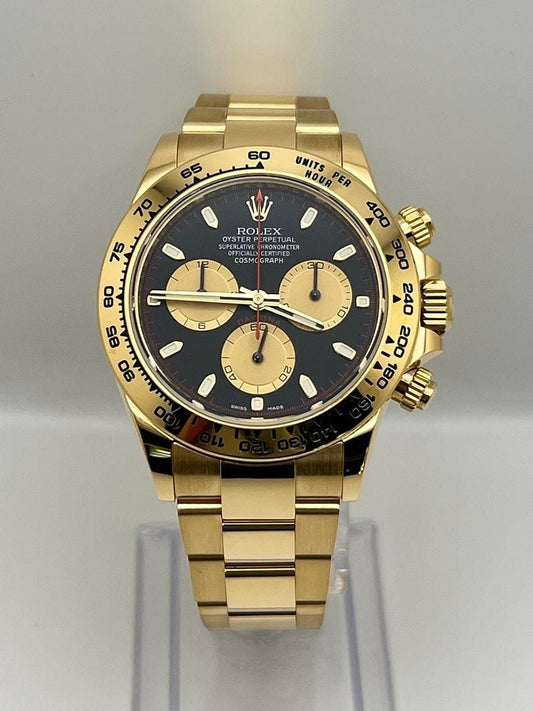 2025 Watch Daytona 116508 'Paul Newman' Yellow Gold Black Dial
